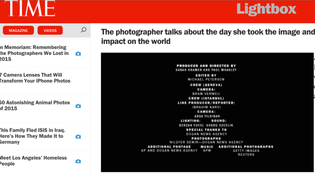 TIME: Alan Kurdi’s Story: Behind The Most Heartbreaking Photo of&nbsp;2015