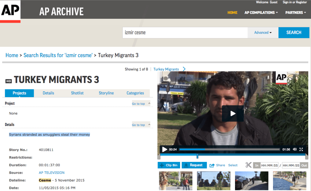 Associated Press TV: Syrians stranded as smugglers steal their&nbsp;money