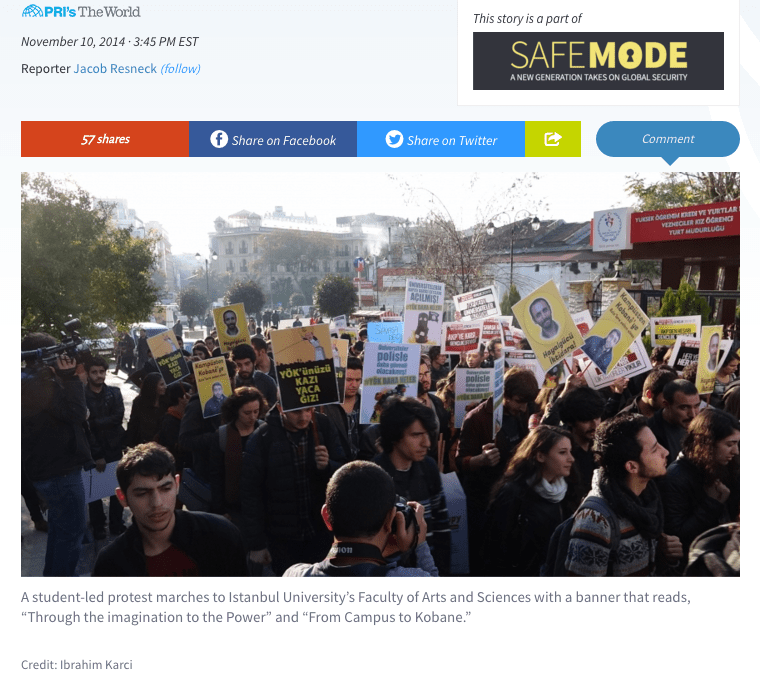 PRI’s The World: Conflicts over ISIS turn physical and violent on Turkey’s college&nbsp;campuses